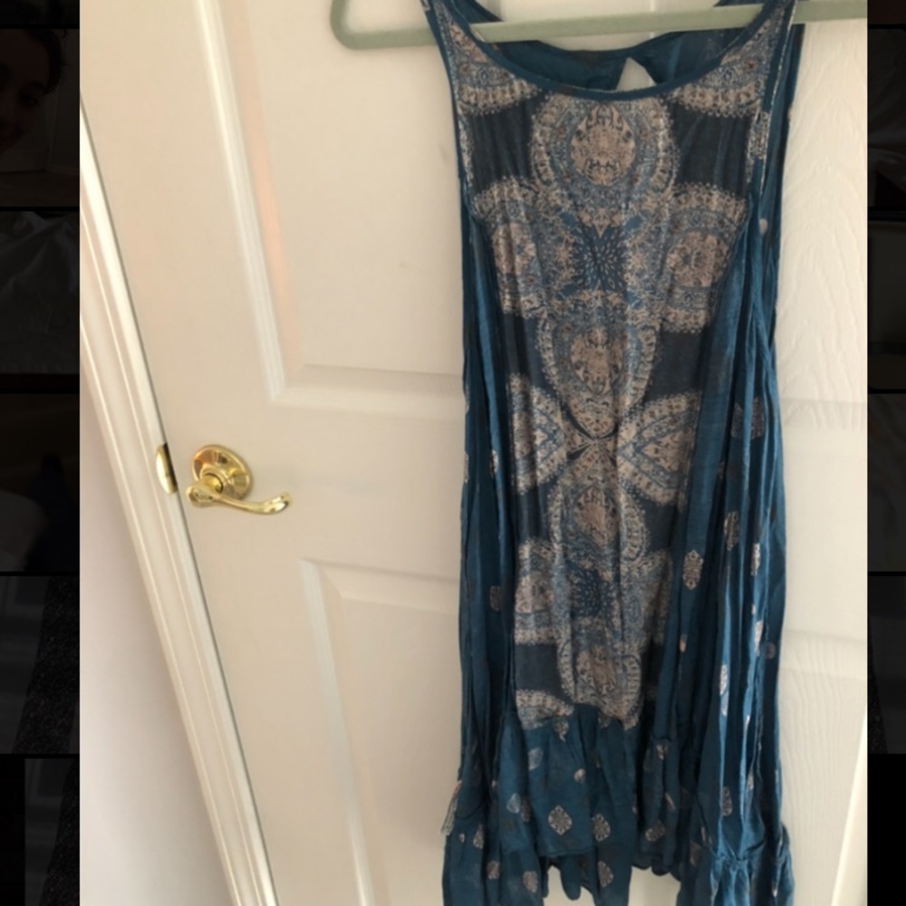 Free people blue dress
